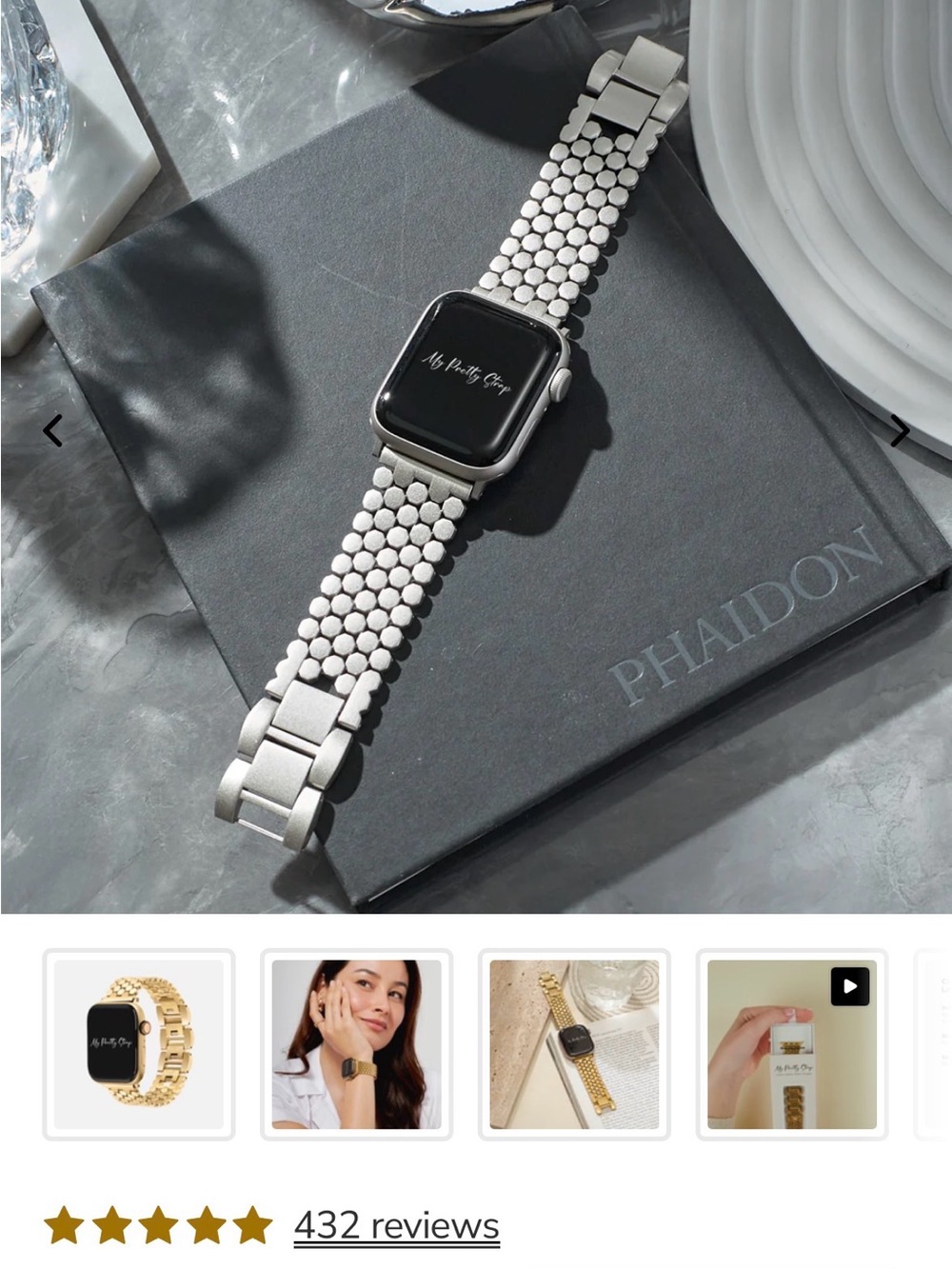 Limited Edition Starlight Honeycomb “My Pretty Strap” for Apple Watch